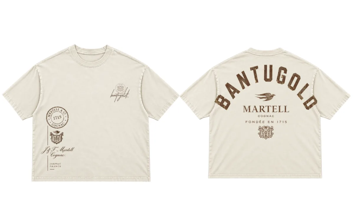 The Heritage Tee, front and back